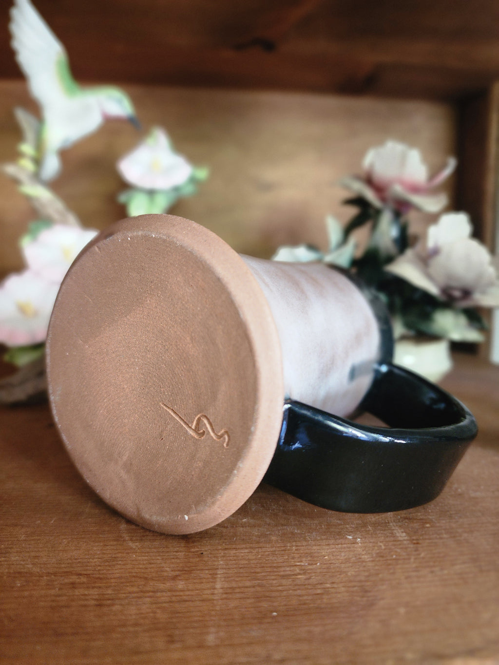 "Ink and Parchment" 10oz Handmade Ceramic Mug