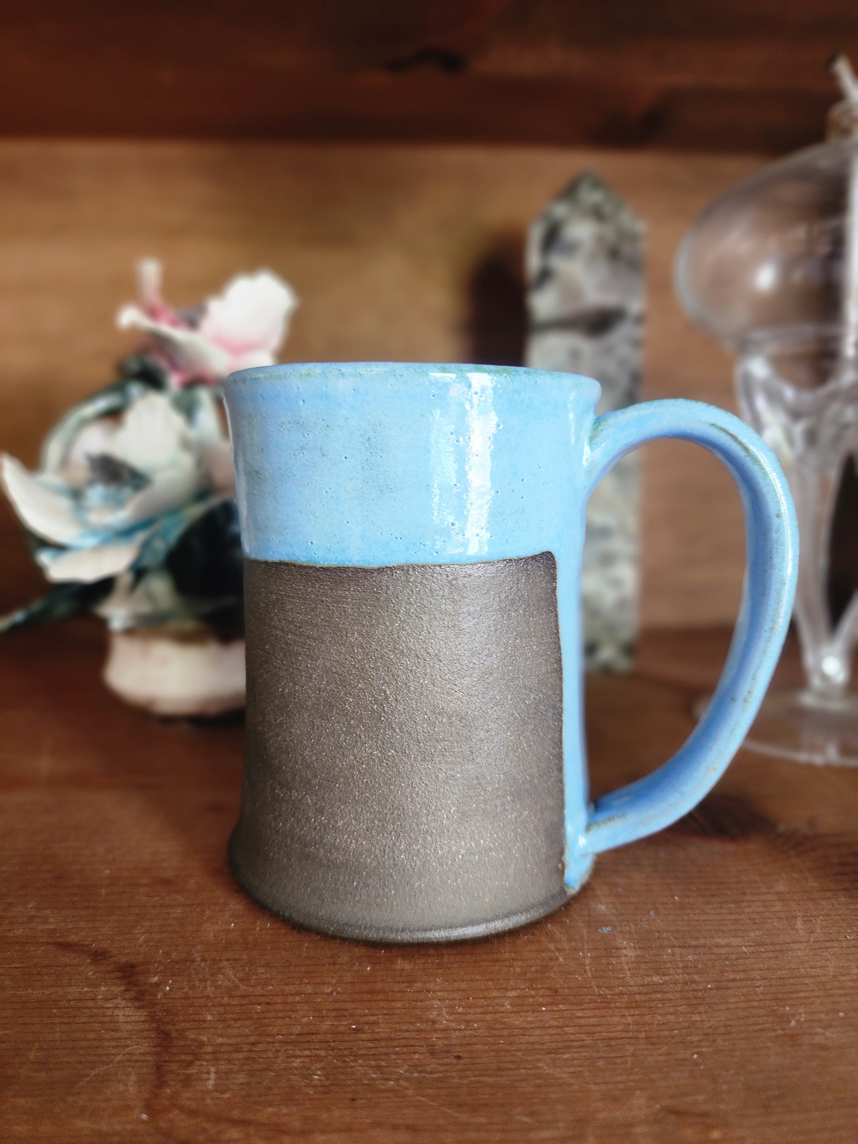 "Whispering Waterfall" 10 oz Handmade Ceramic Mug