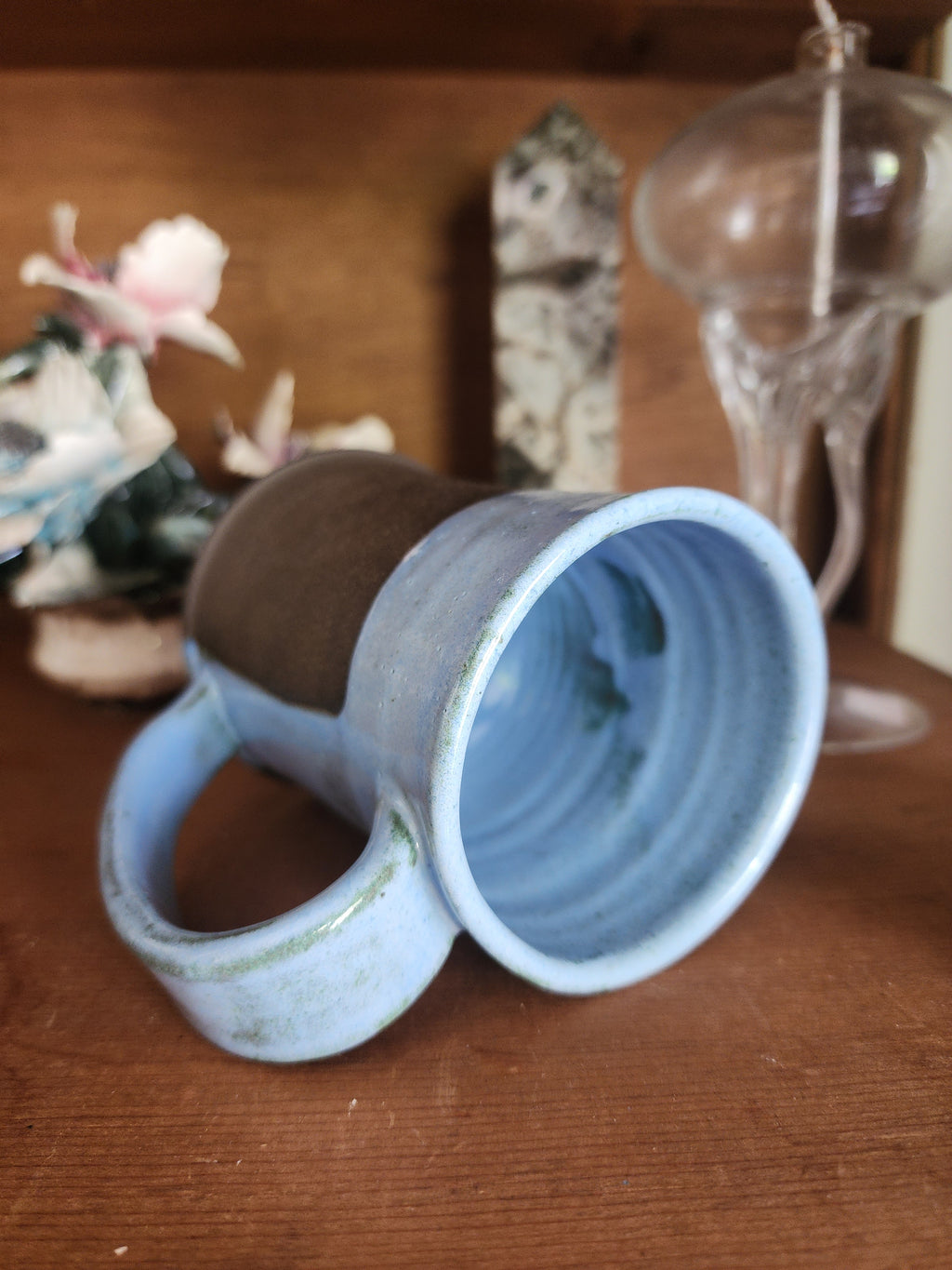 "Whispering Waterfall" 10 oz Handmade Ceramic Mug