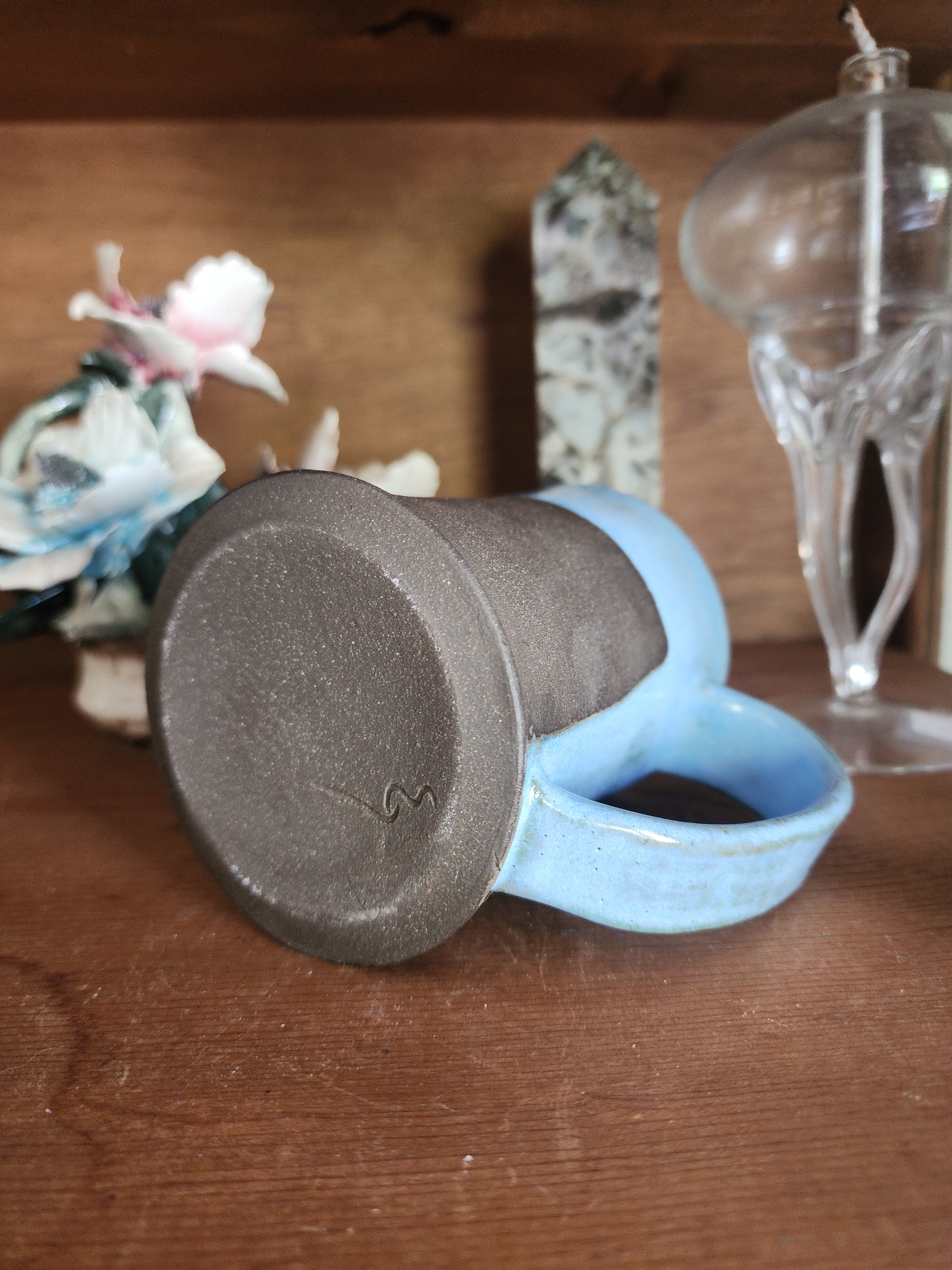 "Whispering Waterfall" 10 oz Handmade Ceramic Mug
